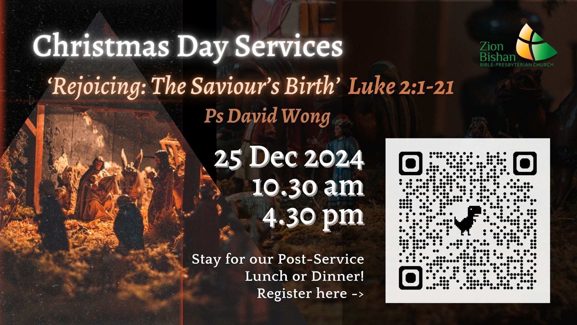 Christmas Day Service 2024 Zion Bishan BiblePresbyterian Church